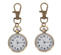 YARNOW 2 pièces Montre Infirmière à Broche avec Grand Cadran Facile à Lire Montre de Poche Clipée pour Femmes Infirmières et Étudiants Cadeau Pratique et Élégant