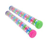 YARNOW 2 Pièces Outils D'enseignement Musique Orff Musical pour Tout-Petits Créateur De Son De Pluie Sensoriel De Pluie Jouets De Fabricant De Plastique