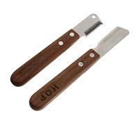 YARNOW 2 Pièces Peigne Tondeuse Cheveux Brosse de démêlage Chat Chien démêlant Brosse pour Chien Lisse Doux Para râteau à sous-Poil pour Animaux de Compagnie Peignes pour Chiens en Bois