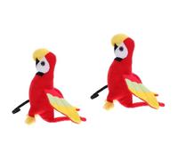 YARNOW 2 pièces Peluche Perroquet Épaule Pirate Accessoire Costume Garçon Fille Peluche Pirate pour Fête Cosplay