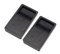 YARNOW 2 Pièces Pierre à Encre Portable pour Calligraphie, Double Face, 5 | Plastique Léger et Pratique, Facile à Encrer, Style Simple et Élégant, pour Étudiants en Calligraphie