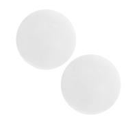 YARNOW 2 Pièces Pierre Thermale en Sel Blanc Naturel pour Massage Chauffant, Légère et Douceur Cutanée, pour Sauna et Soins du Dos Épaules