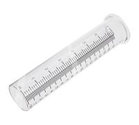 YARNOW 2 Pièces Pluviomètre Verre Tube Gradué Verre Borosilicaté Mesure Précise des Précipitations pour Jardin et Extérieur Outil Météorologique Pratique