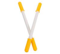 YARNOW 2 Pièces Poignée de Balançoire pour Cheval à Bascule Poignée Plastique Antidérapante Filetée Remplacement Ergonomique pour Garçon Fille Facile à Installer Couleur Jaune