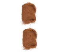 YARNOW 2 Pièces Pot De Paillis De Usine Panier De Fleurs Suspendu Fibre De Doublure De Panier Suspendu Doublure en Fibre De Doublures Planteur en Bois