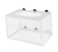 YARNOW 2 Pièces Réseau de boîtes de quarantaine incubateur de Ponte pour Plusieurs Aquatique Frire couveuse Filet d'élevage pour Aquarium Fournitures de Pisciculture Blanche