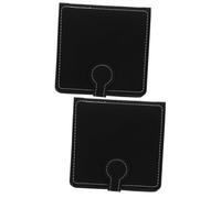 YARNOW 2 Pièces Sac de Rangement pour Médiators de Guitare Noir Support Pratique pour Médiators Non pour Guitaristes et Musiciens