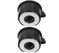 YARNOW 2 Pièces Soupape de Pression Réglable, Noir, Pièce de Rechange | Plastique Léger, Contrôle Précis et Purge Rapide, Usage la Cuisine, Compatible Autocuiseur, Format Portable