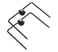 YARNOW 2 Pièces Support Piquet Stabilisateur Solide pour Drapeaux Lampes et Parasols Adapté Jardin Camping et Extérieur Maintien Stable et Durable