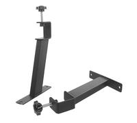 YARNOW 2 Pièces Support Robuste pour Bureau Ergonomique en Acier , Offrant Stabilité et Design D'étude Dortoirs et Bibliothèques