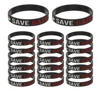 YARNOW 20 bracelets aux couleurs du drapeau palestinien - Bracelets en silicone avec le drapeau de la Palestine - pour les événements sportifs et les supporters internationaux