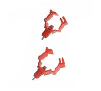 YARNOW 20 pièces Abreuvoir Automatique pour Poulets et Volaille Distributeur Eau à Vis Rouge Compatible Seaux Convient Poules Canards Cailles et Oiseaux de Basse-Cour