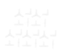 YARNOW 20 Pièces Adaptateur en T Joint de Tuyau d'oxygène pour Aquarium Connecteur de Tuyau d'air pour Aquarium Serrure à pêne Dormant Pompe à air Vole Accessoires pour s