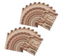 YARNOW 20 Pièces Autocollant Mural Brique 3d Autocollant en Mousse Xpe Facile à Couper Texture Réaliste pour Décoration Maison et Salle à Manger