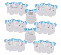 YARNOW 20 Pièces Cartes de Prédiction pour Accessoires de Fête Prénatale pour Célébrations Photographies de Nouveaux