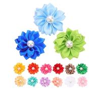 YARNOW 20 Pièces Collier pour Chien à Fleurs Délicates en Sangle, Doux Peau et Facile à Porter, Accessoire Chic pour Animaux en Usage Quotidien Couleur Aléatoire