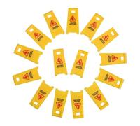 YARNOW 20 Pièces Lot de Panneaux Miniatures de Signalisation Sol Glissant Réalistes pour Maison de Poupée Enseignement Sécurité Garçon Fille Jeux Imaginatifs et Éducation Routière