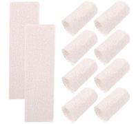 YARNOW 20 Pièces Masque Facial V en Tissu de Plâtre Blanc 3d Support pour Modelage du Visage de V, pour Soins Peau DIY et Modelage Précis