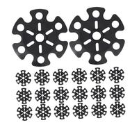 YARNOW 20 Pièces Paniers de Bâtons de Randonnée Antidérapants Embouts de Neige Large pour Trekking et Randonnée Protection et Légère pour Pointe de