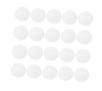 YARNOW 20 Pièces Protège Badges Rond Transparent pour Badge Protection Antirayures et Saleté pour et Affichage