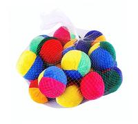 YARNOW 20 Pièces Set de Balles de Jonglage Coloré pour Garçon Fille Initiation pour Garçons et Filles Débutants Kit Ludique pour Animation et Fête Couleur Aléatoire