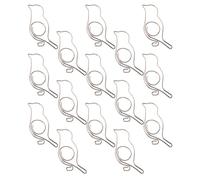 YARNOW 20 Pinces Métal Créatives D'oiseau Argentées, Clips de Fixation Pratiques pour Organiser Documents et Factures, Accessoires Maison Élégants