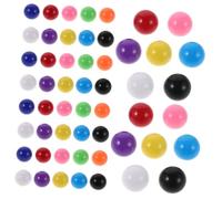 YARNOW 200 Pièces Boules de Jeu Colorées pour Outils Pédagogiques Mathématiques Billes Solides Multicolores pour Jeux de Plateau et Démonstrations Educatives