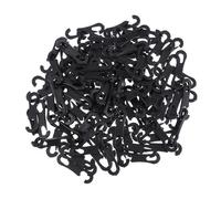 YARNOW 200 pièces Crochets Plastiques Abs pour Fixation Housses de Siège Auto Crochets S pour Accessoires Intérieurs Voiture Résistants et Faciles à Installer