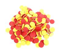 YARNOW 200 Pièces Jetons Ronds Bicolores Mousse Compteurs Mathématiques Éducatifs pour Garçon Fille Outils Pratiques pour Apprendre à Compter et Trier Aide Pédagogique Sécurisée pour