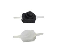 YARNOW 20pcs Bouton Interrupteur Noir pour Lampe de Torche Électrique, Accessoire en Cuivre Portable et Facile à Transporter, pour Jouets Électroniques et Télécommandes