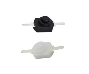 YARNOW 20pcs Bouton Interrupteur Noir pour Lampe de Torche Électrique, Accessoire en Cuivre Portable et Facile à Transporter, pour Jouets Électroniques et Télécommandes