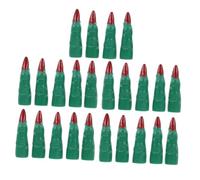 YARNOW 24 Pièces Lot de Faux Ongles Verts Foncés Halloween Accessoires de Doigts Décorations Masques pour Fête Dhorreur et Déguisement