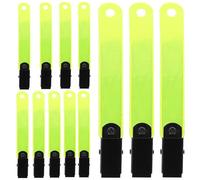 YARNOW 24 Pièces Pinces pour Suspendre Clips Réflecteurs pour Arbre PVC Haute Visibilité Installation Facile pour Course de Nuit et Extérieur