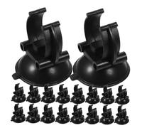 YARNOW 25pièces Kit De Ventouses pour Aquarium Noires Supports De Fixation pour Tuyaux De Chauffage Ou Conduits Air