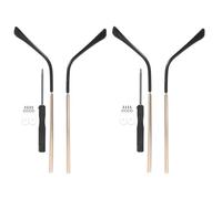 YARNOW 2ensembles Kit De Branches De Lunettes De Rechange Métal Détachées Pour Réparation Diy Compatible Plupart Des Montures