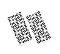 YARNOW 2feuilles Marqueurs Réfléchissants pour Scanner Points De Marquage pour Numérisation De Marqueurs pour des Points Compatible avec Divers