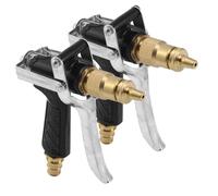 YARNOW 2pcs Buse de Pulvérisation Haute Pression en Cuivre pour Lavage Voiture et Arrosage Plantes, Embout Résistant à L'usure, Lance à Main Pratique