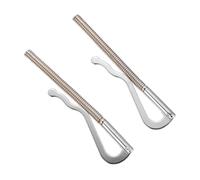 YARNOW 2pcs Pinces à Billets en Alliage Argenté pour Portefeuille, Clips à Ressort Antidérapants, Résistants à l'usure, Légers, pour Billets et Chèques
