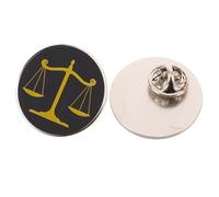YARNOW 2pièces Broche Balance Justice Métal Épinglette Avocat Pour Costume Homme Broche Juge Étudiant Droit