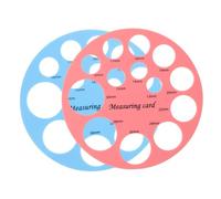 YARNOW 2pièces Carte De Mesure Pour Mamelon Outil De Mesure De Téton Pour Femmes Bride Flexible Et Résistant