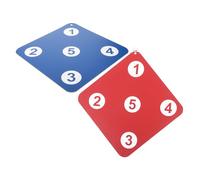 YARNOW 2pièces Cible Murale Escrime Carrée Cible Entraînement Extérieure Remplaçable Accessoire De Tir à Arc Réutilisable De Tir à Arc Mobile pour Améliorer Compétences