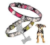 YARNOW 2pièces Collier pour Chat Durable Accessoire Élégant pour Et Chiens avec Pendentifs Avocat Et Rose