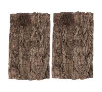 YARNOW 2pièces Décor Naturel Écorce De Liège pour Terrarium Mat De Grimpette pour Reptiles Conception Arrière-Plan pour Lézards Tortues