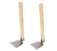 YARNOW 2pièces Houe De Jardin Manuelle Lot pour Désherbage Ameublir La Terre Outil De Bêchage Bineuse Agricole Plantation Jardinage Sol