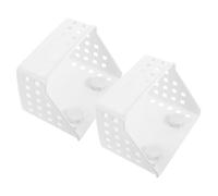 YARNOW 2pièces Mangeoire pour Lapins avec Support De Suspension Pratique pour Nourrir Herbe Contenant Deux pour Petits Animaux