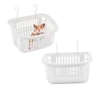 YARNOW 2pièces Paniers Suspendus pour Petits Animaux Nids et Cages de Couchage pour Animaux de Compagnie Jouets pour Rats