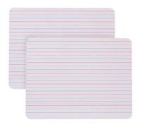 YARNOW 2pièces Petits Tableaux Effaçables à Sec Double Face avec Lignes et Surface Blanche Ardoise École Polyvalente pour Bureau et Étudiants