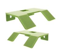 YARNOW 2pièces Plateforme pour Tortues avec Ventouse Rampes Escalade Accessoire pour Aquarium Repos Stable Et Sécurisé