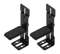 YARNOW 2pièces Support Gpu Anti-fléchissement pour Carte Graphique Compatible Fan Fixation Métallique pour Éviter la Flétrissure et Optimiser Le Refroidissement Noir
