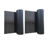 YARNOW 2rouleaux Film Vinyle Teinté Fumé pour Phares De Voiture Autocollants pour Feux Arrière Et Brouillard Noirs